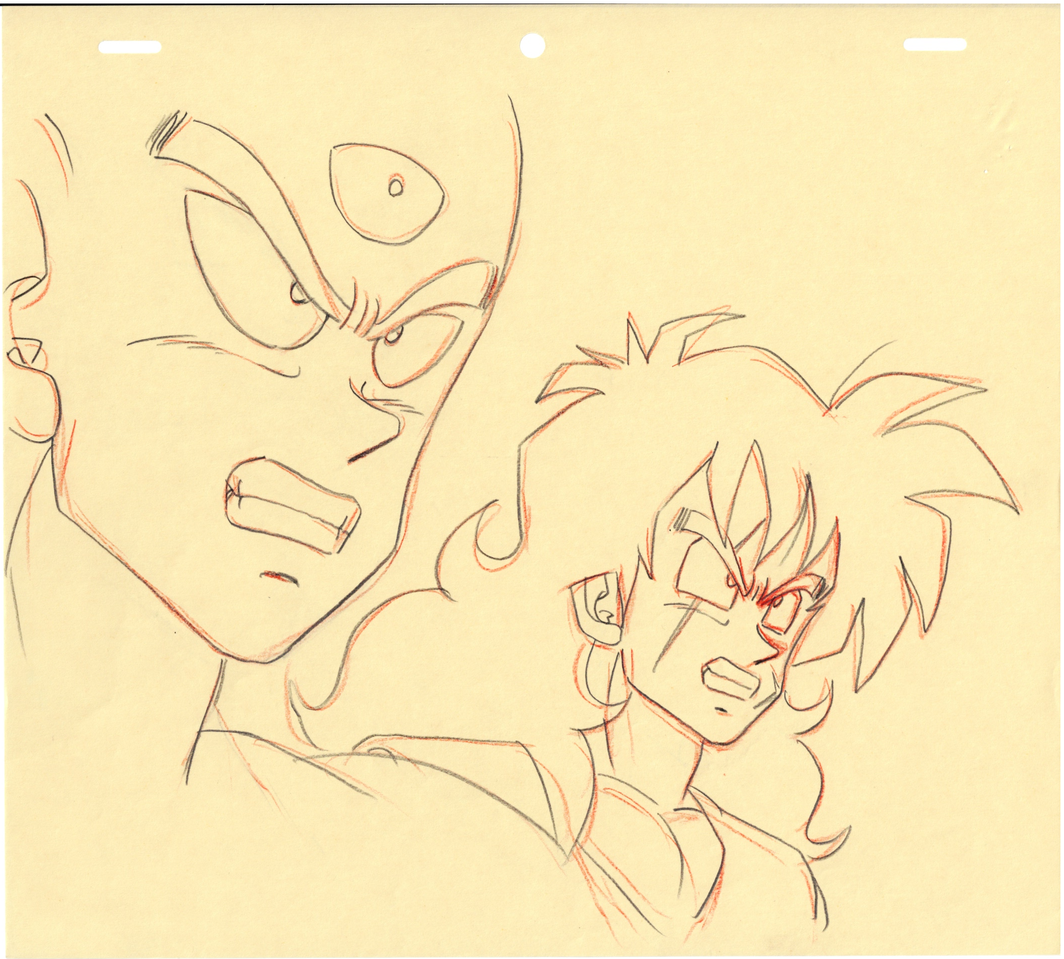 Dragonball Original 2 Piece Sketch (Tien, Yamcha)
